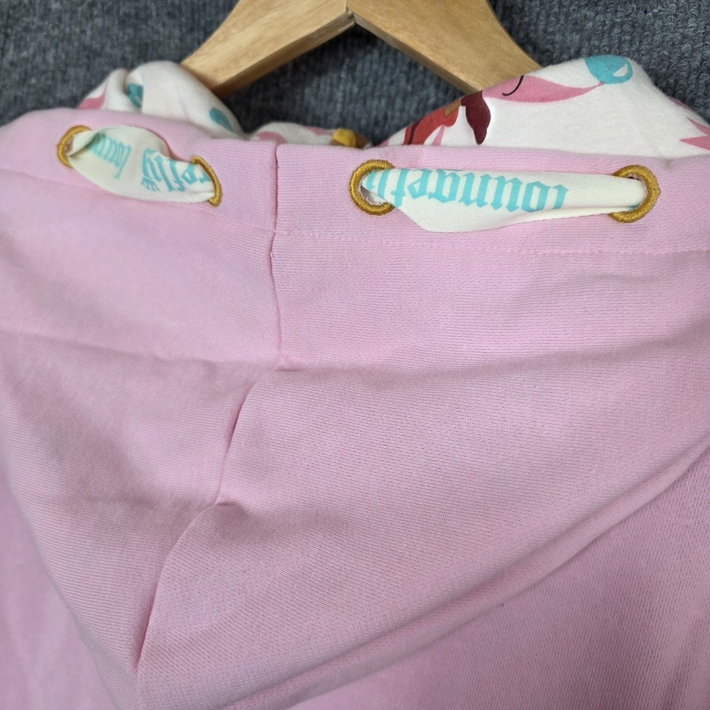 Disney Loungefly Cinderella Sweatshirt pink XL Gus RARE Pullover Hoodie park - Picture 7 of 12